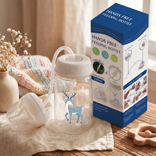 MomEase™ Hands-Free Feeding Bottle