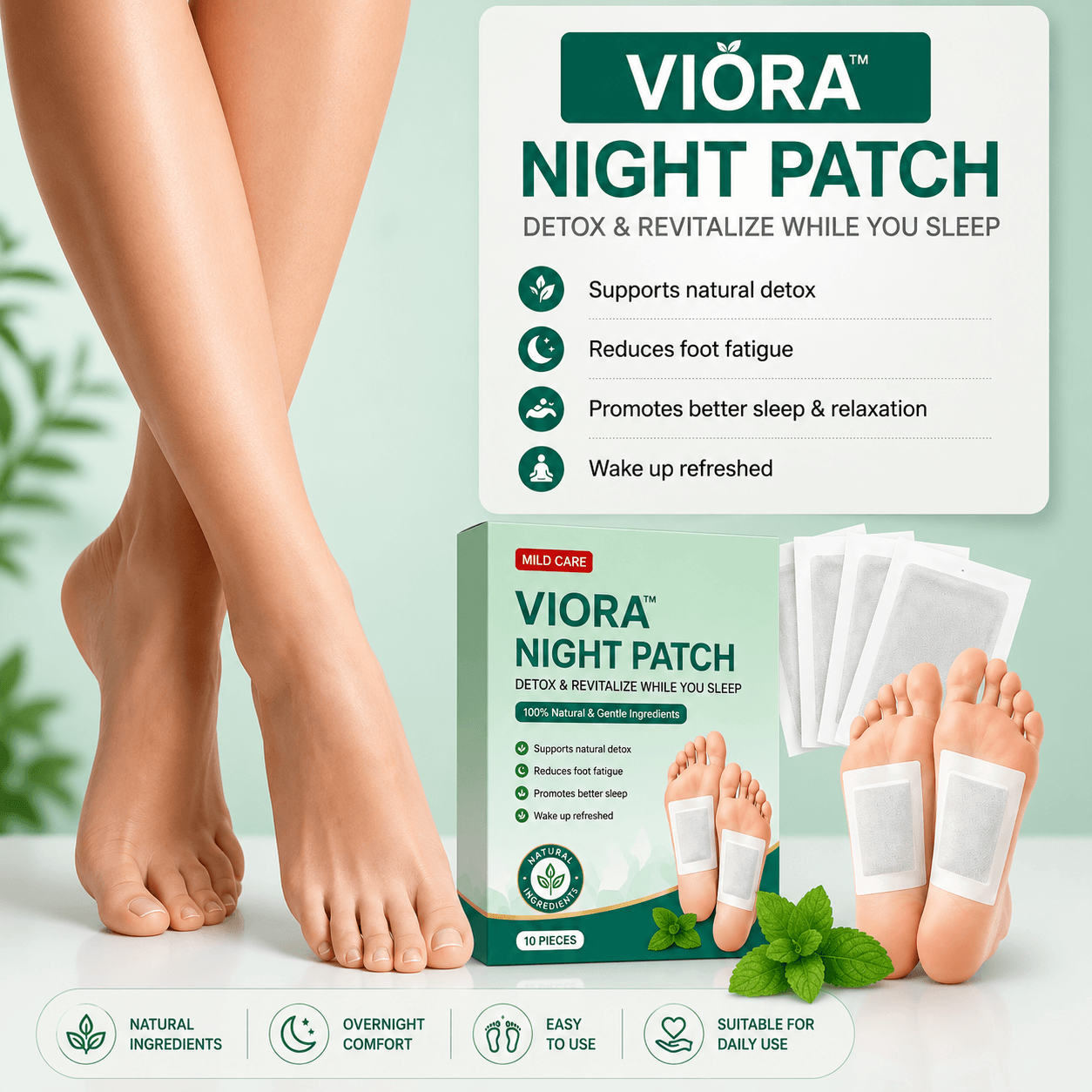 Viora™ Detox Foot Patches 🌿✨